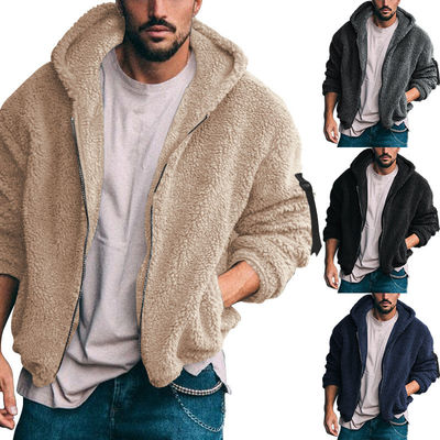 Doppelseitige Arctic Velvet Jacke für Männer, winddicht und aus Baumwolle