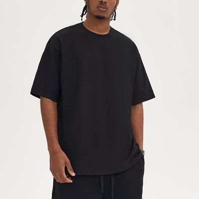 220G Großformat 100% Baumwolle Herren T-Shirt für Vintage Streetwear Look von XMAMLON Support