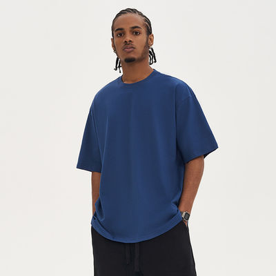 220G Großformat 100% Baumwolle Herren T-Shirt für Vintage Streetwear Look von XMAMLON Support