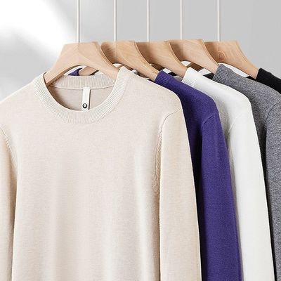 Männer Merino Wolle Strickware Stilvolle Lyocell Jumper Custom Solid Pullover Kaschmir Cardigan