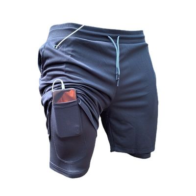 Chemische Fasermischung Elastische Waist Shorts für Männer zum schnellen Trocknen und Custom Print