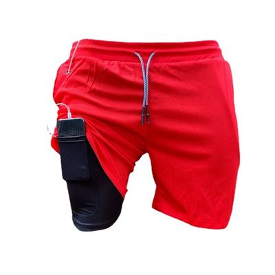 Chemische Fasermischung Elastische Waist Shorts für Männer zum schnellen Trocknen und Custom Print