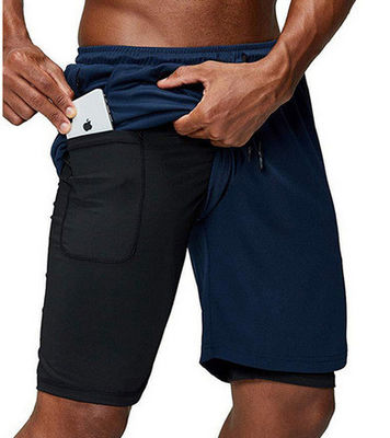 Chemische Fasermischung Elastische Waist Shorts für Männer zum schnellen Trocknen und Custom Print
