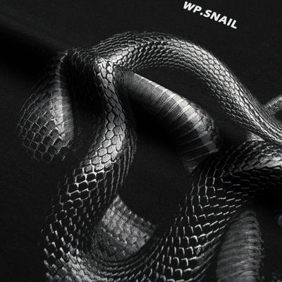 Geschlechterneutrale 3D-gedruckte Schlange Loose T-Shirt für Straßenmode in verschiedenen Größen