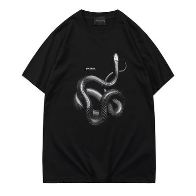 Geschlechterneutrale 3D-gedruckte Schlange Loose T-Shirt für Straßenmode in verschiedenen Größen