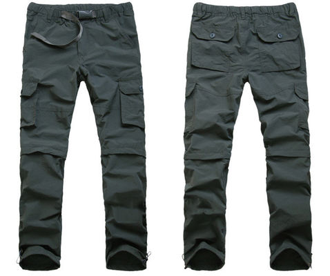 Mittellange Taille XMAMLON RTS Abnehmbare Casual-Hosen Herren Outdoor-Schnelltrocknungs-Sweatpants