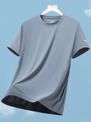 Sportlicher Stil Custom Logo Polyester Spandex Übergroße weiße T-Shirts für Männer