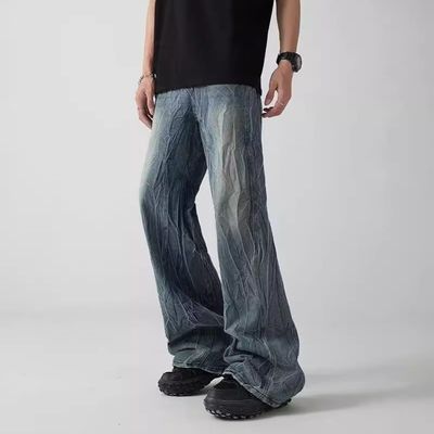 Stiefel-Schnitt Flare Loose Schweiß Herren Jeans Hosen Hosen für Männer