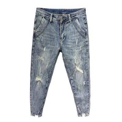 WASCHED Designer Herrenhosen Jeans Schlanke Hosen für Männer Schnitt Waren auf Lager
