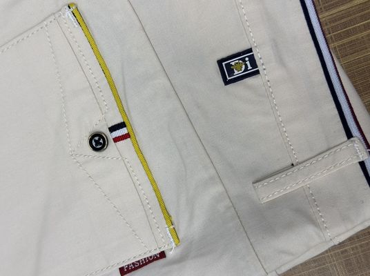 Gewirkte Baumwollhosen für Männer in Khaki-Farbe von XMAMLON RTS