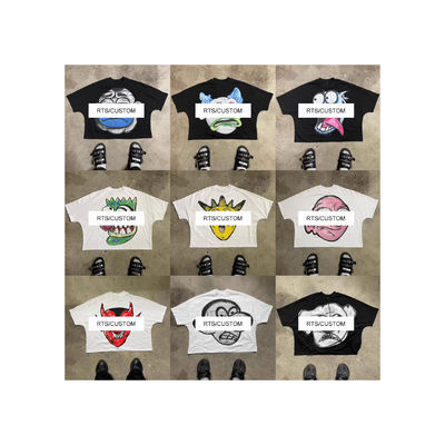 T-Shirts für Männer und Frauen in großen Größen mit individuellem RTS-Grafikdruck aus 100% Baumwolle
