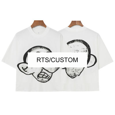 T-Shirts für Männer und Frauen in großen Größen mit individuellem RTS-Grafikdruck aus 100% Baumwolle