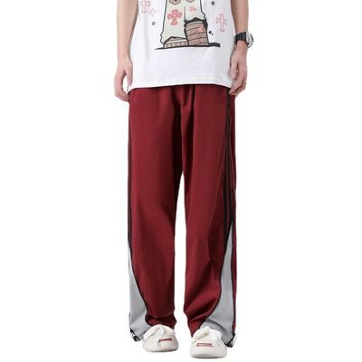 Loose Fit Polyester/Baumwolle Joggerhosen mit elastischem Gürtel von XMAMLON Designer