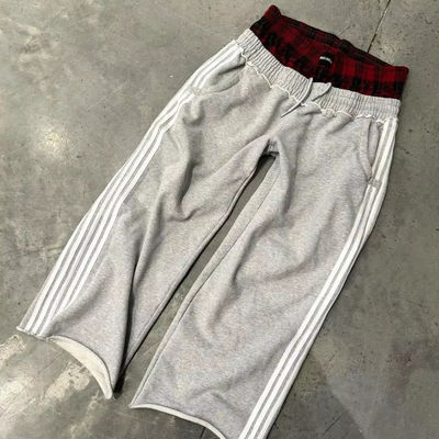 Straßenbekleidung Mode doppelte Taille XMAMLON RTS Herren-Sweatpants mit Zugseilverschluss