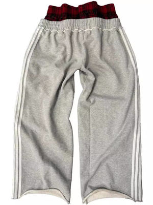 Straßenbekleidung Mode doppelte Taille XMAMLON RTS Herren-Sweatpants mit Zugseilverschluss