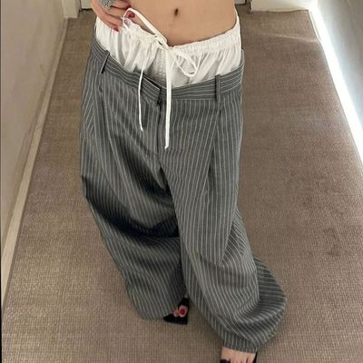 Andere Logo Doppelgeweide Anzug Hosen für Damen Sets Damenbekleidung Sweatpants Hosen