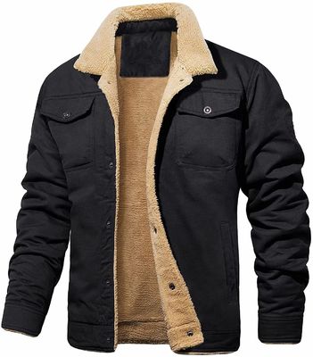 NO Nahtloser Fusion-Wintermantel für Männer mit Baumwollfleece-Fracht und Druckmuster