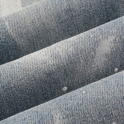 Rhinestone Denim Mode Kristalle Rivets Bootcut Jeans mit waschbarem Material