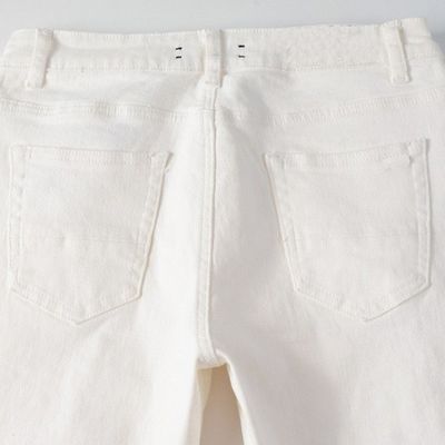 Baumwolle Denim Stretch Skinny Nachhaltige Druck Männer gerade Bleistift Jeans