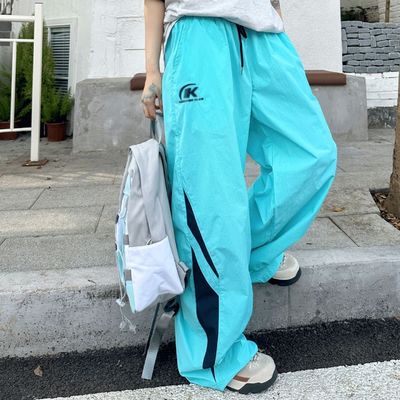Vintage-Dekoration 95% Polyester-Sportanzug für Frauen Männer Sommer Sportbekleidung Hosen