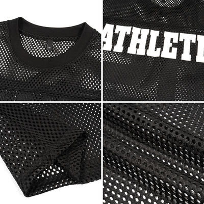 Wärmeübertragung Druckboxenmaschen Trikot für Sportbekleidung für Männer in gestricktem Stoff