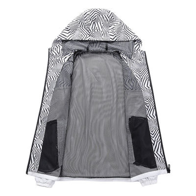 Wasserdicht Winddicht Herrenmantel Trendy Dünner Anorak Regularer Ärmel Stil 100% Polyester