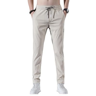 Polyester/Spandex-Mischung Männer Fitness-Jogger mit elastischem Gürtel und Zugseil