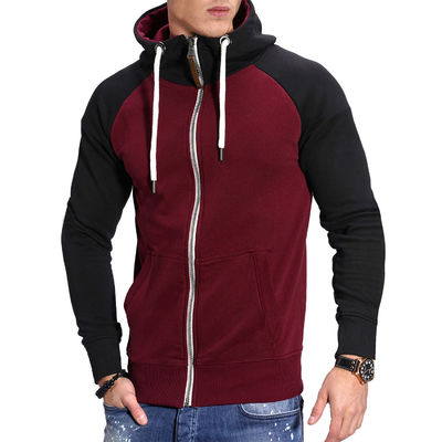Unförmiger Fitness-Pullover für Männer für Jugendliche Beliebtheit im Casual Raglan Sleeve Design