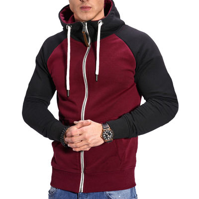Unförmiger Fitness-Pullover für Männer für Jugendliche Beliebtheit im Casual Raglan Sleeve Design