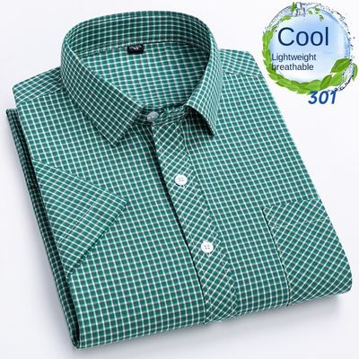 Männer-POLO-Druckkleid Formalhemden 100% Baumwolle Männer-Casualhemd Hemden Homme Gewebte