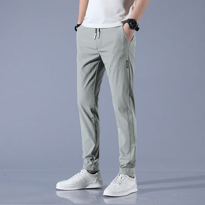Polyester/Spandex-Mischung Männer Fitness-Jogger mit elastischem Gürtel und Zugseil