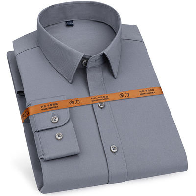 20 Fadenzahlen Custom Stretch Spandex Polo T-Shirts für Herren Frühling Bluse