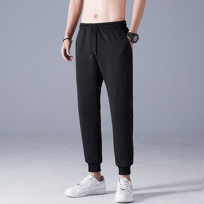Casual Style Ziehseile Taille Winterdicke Sherpa Fleece Jogger für Männer-Sweatpants