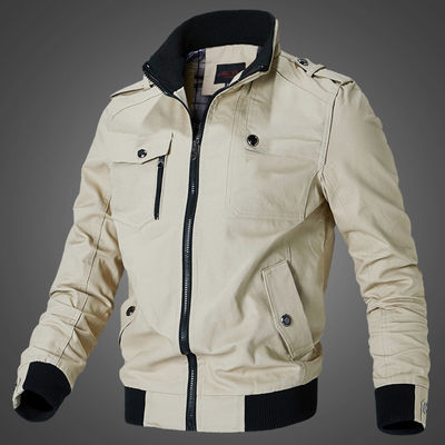 NO Nahtlose Fusion Loose Lapel Herrenjacke für junge Männer Frühling und Herbst Plus Größe