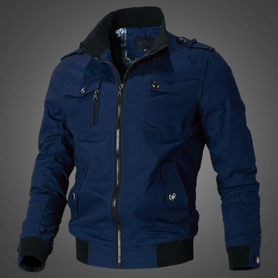 NO Nahtlose Fusion Loose Lapel Herrenjacke für junge Männer Frühling und Herbst Plus Größe
