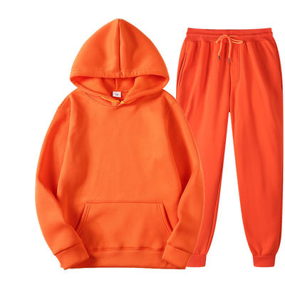 Atmungsaktive Polyester-Sweatpants und Hoodie-Set für Männer