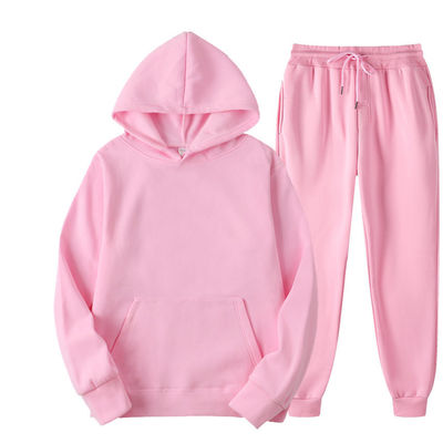 Atmungsaktive Polyester-Sweatpants und Hoodie-Set für Männer