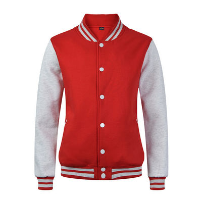 Beschichtete Verarbeitung Typ Baseball Uniform Pullover für Männer Arbeitskleidung Custom Logo