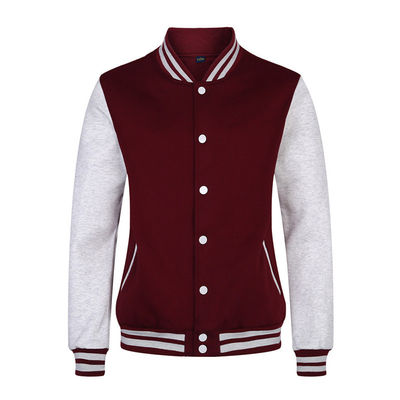 Beschichtete Verarbeitung Typ Baseball Uniform Pullover für Männer Arbeitskleidung Custom Logo
