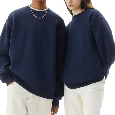 XMAMLON 320G Polyester-/Baumwoll-Sweatshirt für Männer ohne Kragen