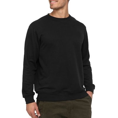 XMAMLON 320G Polyester-/Baumwoll-Sweatshirt für Männer ohne Kragen