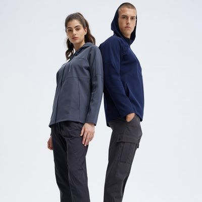 Herren-Zipper-Hut-Jacke Casual-Sport-Brei-Cardigan mit 3D-Druck-Dekoration