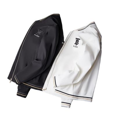 Standkragen Baseballuniformen für Männer mit 3D-Druckdekoration und verschleißfestem Material