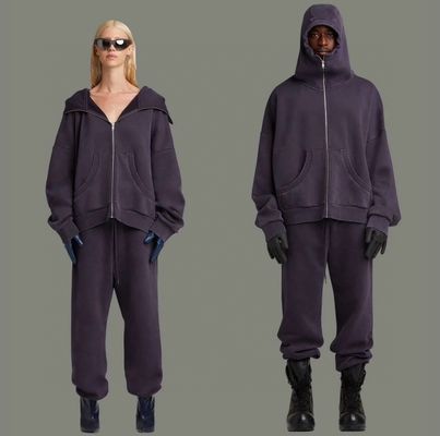 Halsband mit Kapuze ohne Liner Streetwear Schwergewichts Vintage Hoodies für Männer