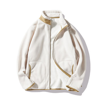 Bleiben Sie warm und bequem mit unserer anpassbaren Dicken Berber Fleece Herrenjacke