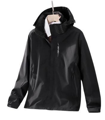 Plus Size Windbreaker Wasserdichte Outdoor-Männerjacke für Wandern angepasst von XMAMLON