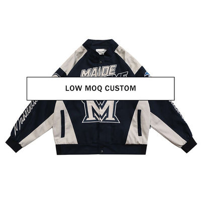 High Street Style Winter Motorrad Baseball Trikot Universitäts-Unisex-Männerjacke Für Männer