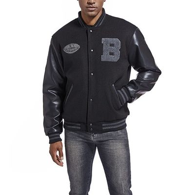 Stickerei Dekoration Gewirkte Herren-Versity-Jacke für die Winter- und Herbstkollektion