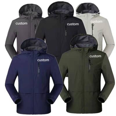 Reversible Schwarze Jagdjacke für Männer Atemdichte Wasserdichte Skikleidung Spezialzähler