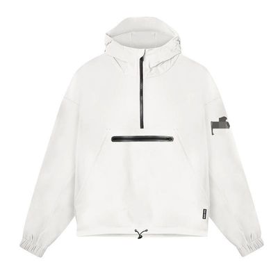 Herbstsaison Herren Quartier Zip Windschutz mit Haube und wasserdichtem Stoff
